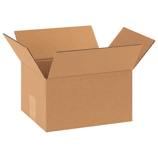 Corrugated Boxes, 10" x 8" x 6", Kraft, 25/Bundle