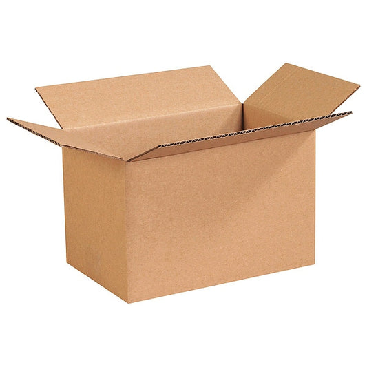 Corrugated Boxes, 11" x 7" x 7", Kraft, 25/Bundle