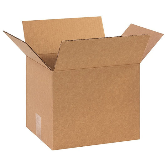 Corrugated Boxes, 11" x 9" x 9", Kraft, 25/Bundle