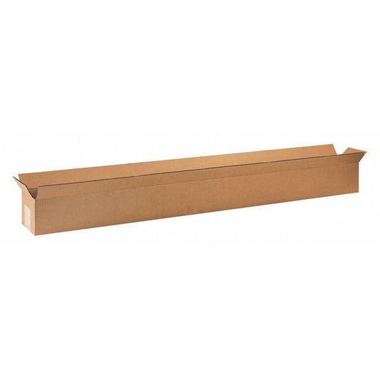 Long Corrugated Boxes, 48" x 4" x 4", Kraft, 25/Bundle
