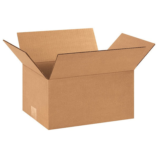 Corrugated Boxes, 11" x 9" x 6", Kraft, 25/Bundle