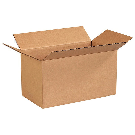 Long Corrugated Boxes, 13" x 7" x 7", Kraft, 25/Bundle
