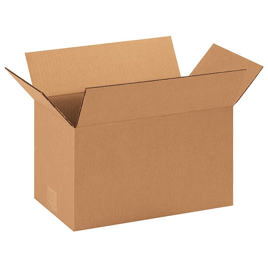 Corrugated Boxes, 14" x 8" x 8", Kraft, 25/Bundle