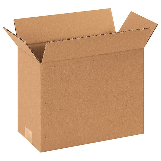 Corrugated Boxes, 12" x 6" x 12", Kraft, 25/Bundle