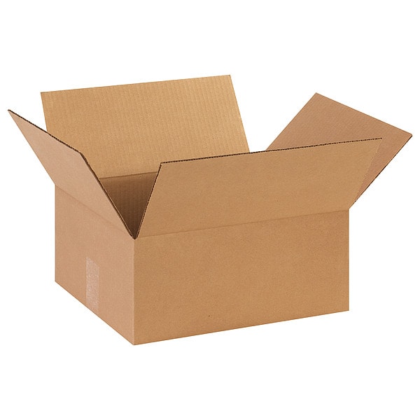 Corrugated Boxes, 14" x 12" x 6", Kraft, 25/Bundle