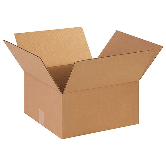 Corrugated Boxes, 14" x 14" x 7", Kraft, 25/Bundle