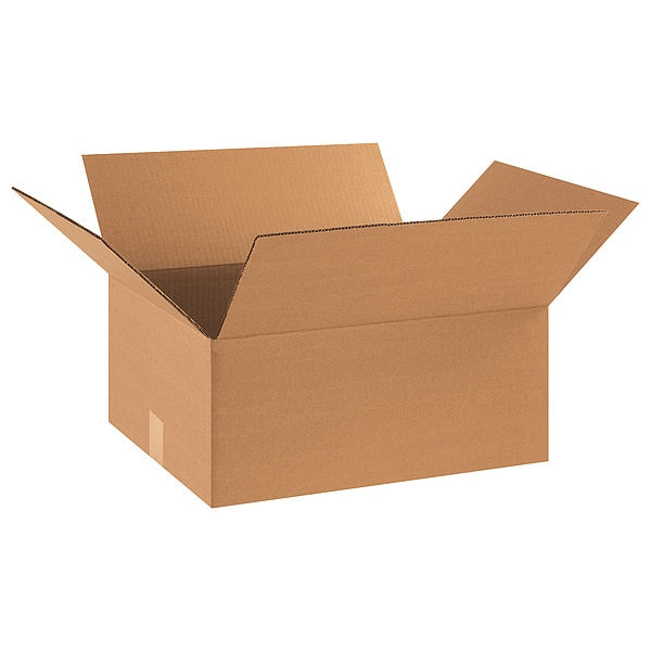 Corrugated Boxes, 18" x 14" x 8", Kraft, 20/Bundle