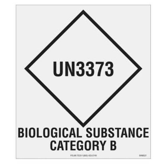 Biohazardous & Substance Category B Label