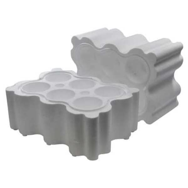 Wine/Champagne Bottle Top Load Shipper Foam, 1 Bottle