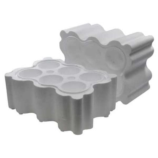 Wine/Champagne Bottle Top Load Shipper Foam, 1 Bottle
