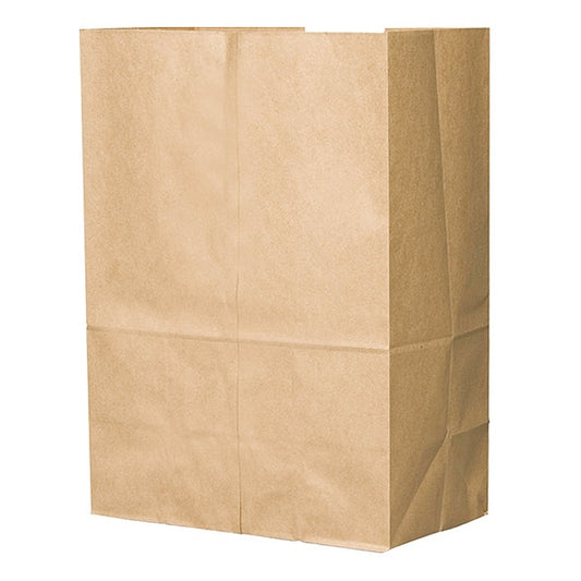 Shopping Bag Flat Bottom 1/6 BBL, Brown Pk500