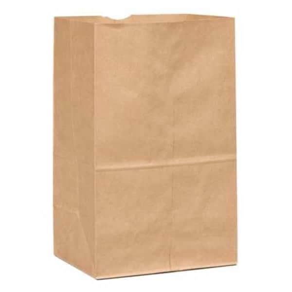 Grocery Bag Flat Bottom 25# Shorty Brown, Pk500