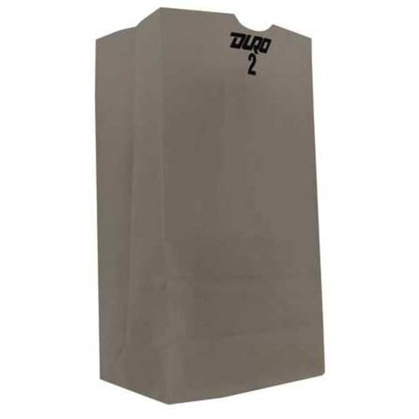 Grocery Bag Flat Bottom 2# White, Pk500