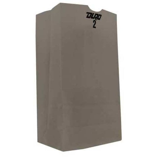 Grocery Bag Flat Bottom 2# White, Pk500