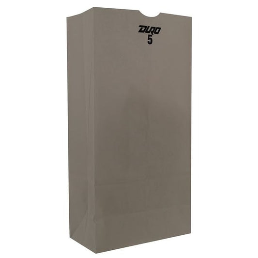 Grocery Bag Flat Bottom 5# White, Pk500