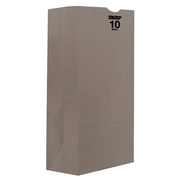 Grocery Bag Flat Bottom 10# White, Pk500
