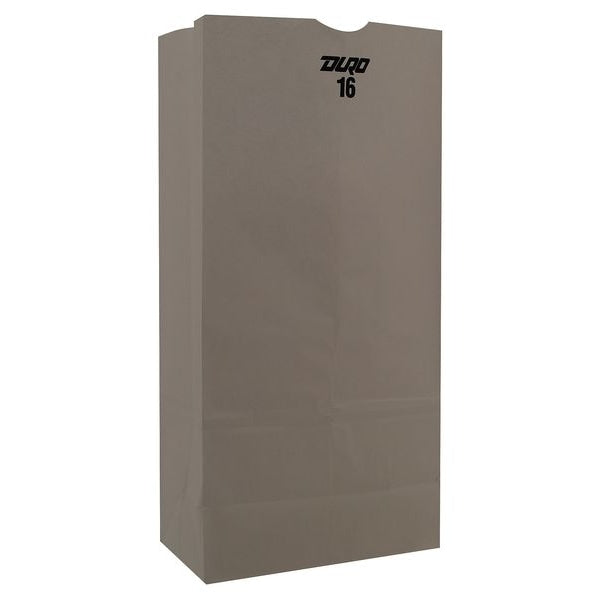 Grocery Bag Flat Bottom 16# White, Pk500