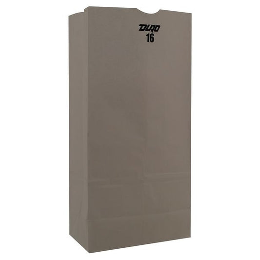 Grocery Bag Flat Bottom 16# White, Pk500
