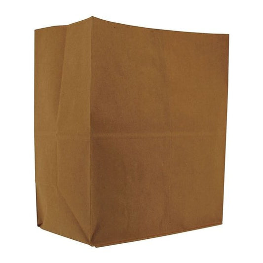 Shopping Bag Flat Bottom 1/7 BBL, Brown Pk500