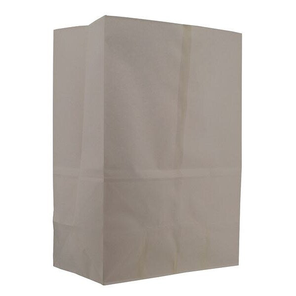 Shopping Bag Flat Bottom 1/6 BBL, White Pk500