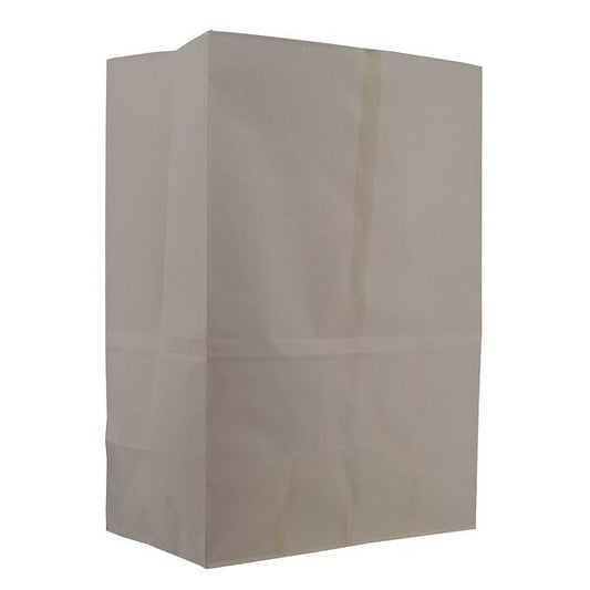 Shopping Bag Flat Bottom 1/6 BBL, White Pk500