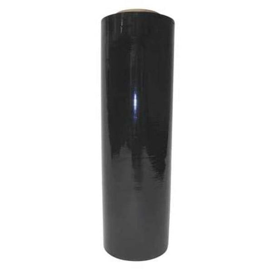 Stretch Wrap, 18" W x 1500 ft. L, 80 ga, Cast Style, Black, Standard Duty