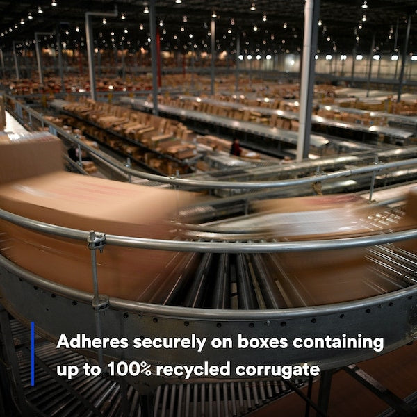 Carton Sealing Tape, 48 mm W, 100 m L, 2 mil Thick, Clear, Standard Duty, PK36