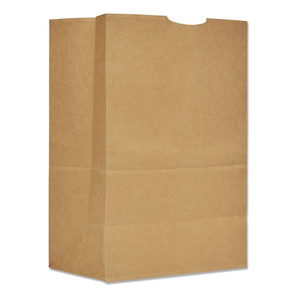 Paper Bags, 75 lbs Cap., 1/6 BBL, 12"w x 7"d x 17"h, Kraft, PK400