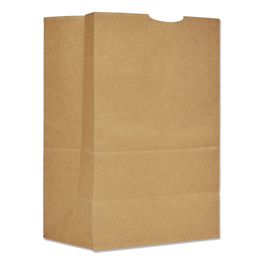 Paper Bags, 75 lbs Cap., 1/6 BBL, 12"w x 7"d x 17"h, Kraft, PK400